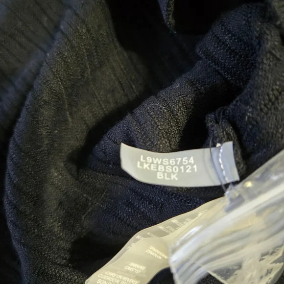 Women's Karl Lagerfeld Paris Black Cardigan with Gold Buttons, Size S NWT - Picture 6 of 13